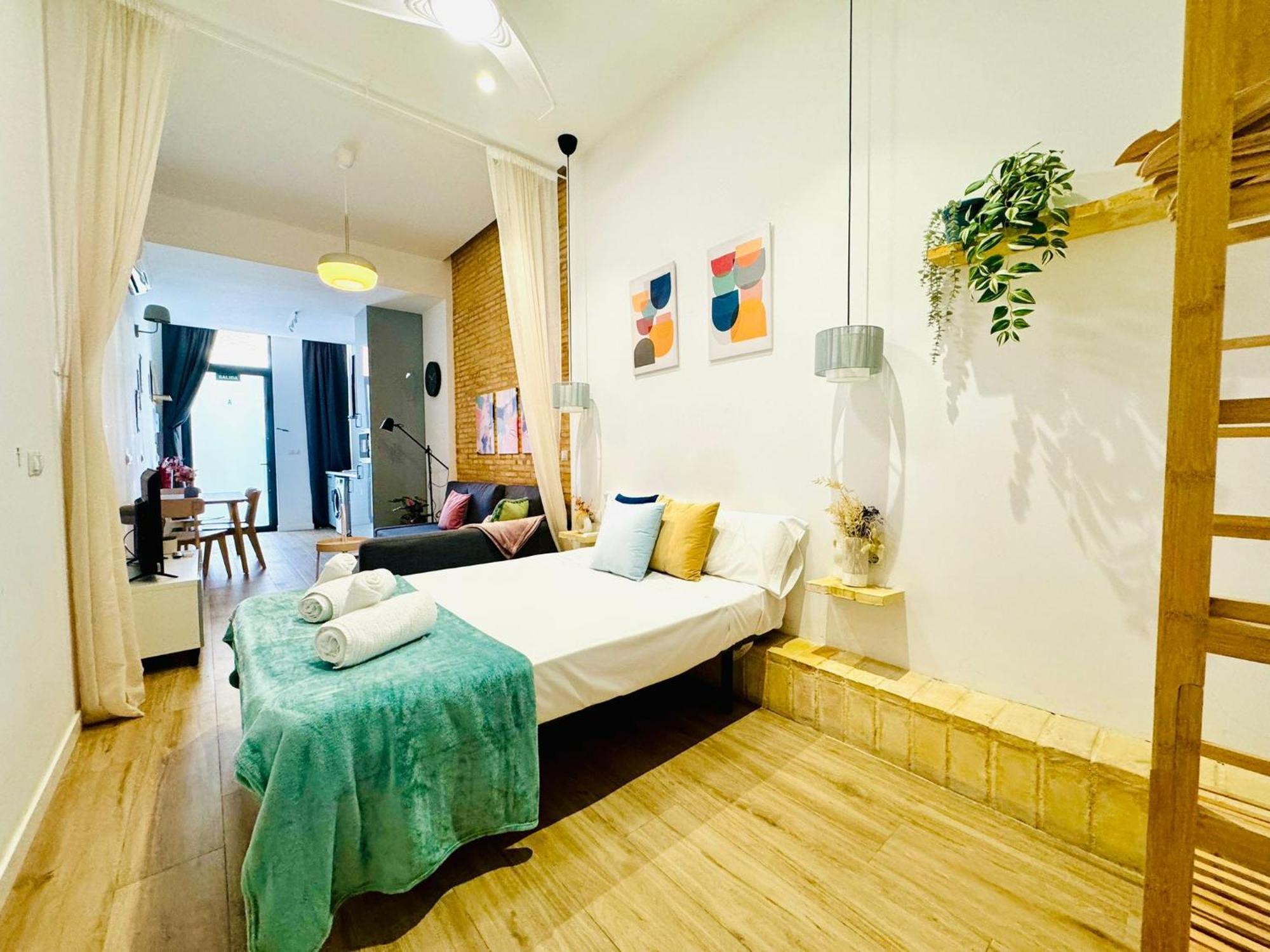 ולנסיה Relaxing Beachside Cabanyal Loft מראה חיצוני תמונה